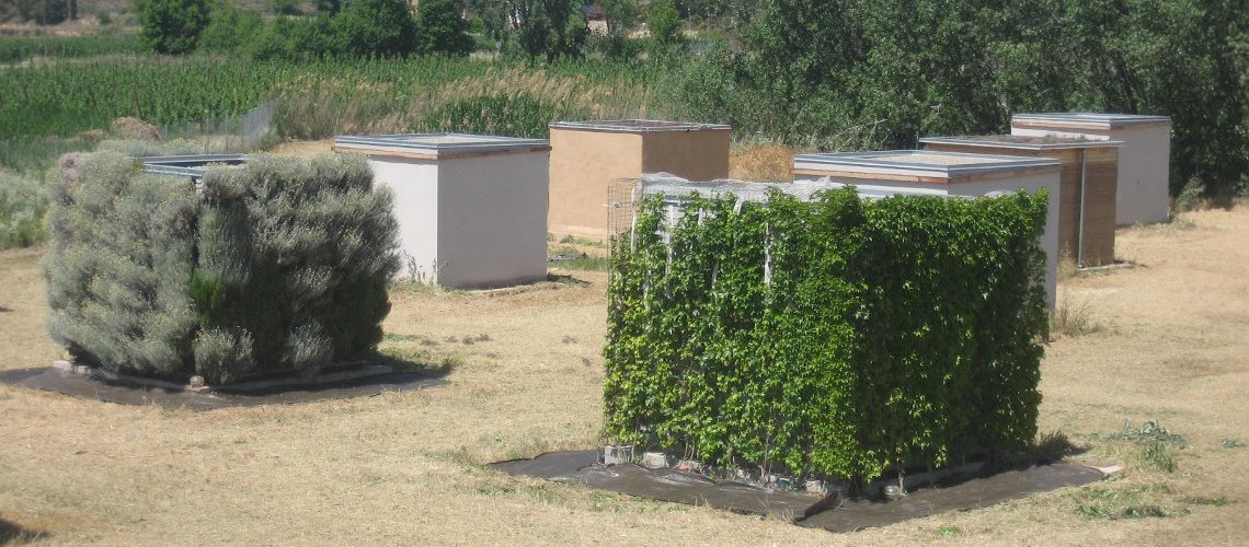 Jardin vertical sistema modular Universitat Lleida