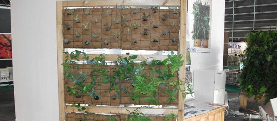 Jardín vertical Ecocco. Presentación Iberflora 2012